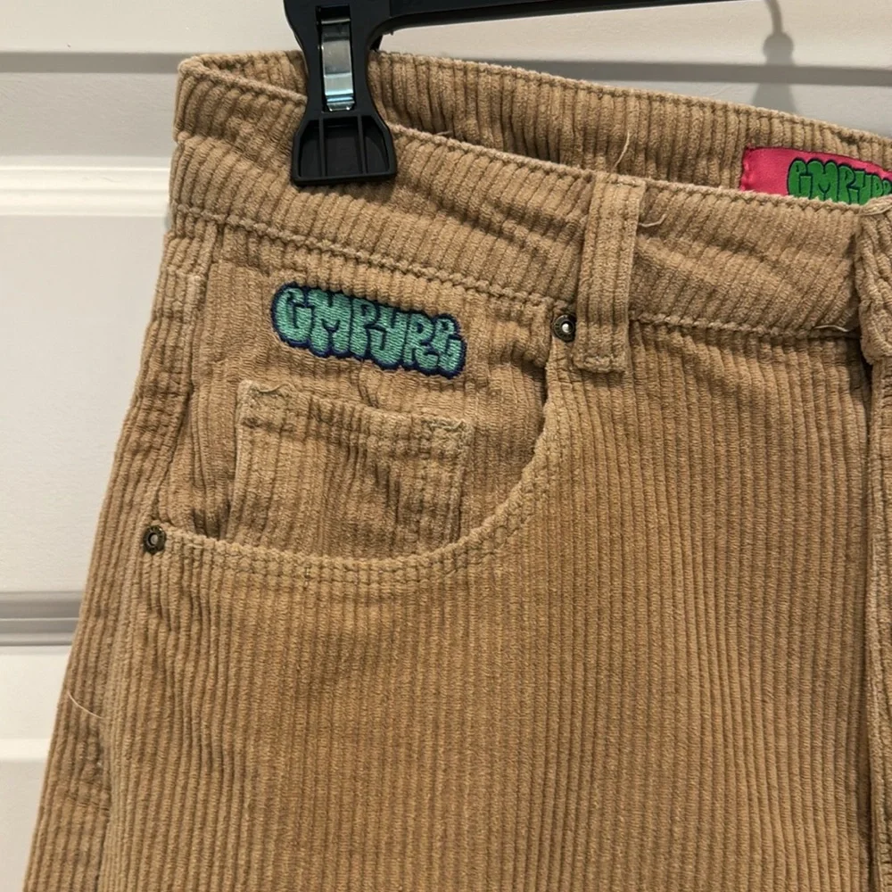 Empyre Tori 90s Khaki Corduroy Skate Pants Baggy Fit Size 3